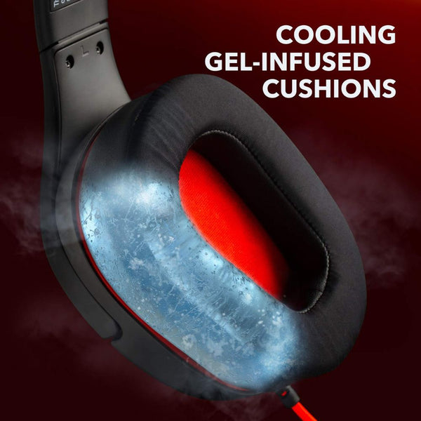Anker Soundcore Strike 1 wired gaming headset with 52mm drivers and cooling gel ear pads Black Qatar