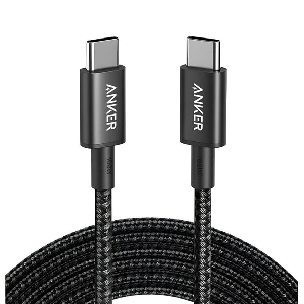 Anker USB-C to USB-C 60W Braided Cable 6ft Black A8753H11 Qatar