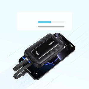Anker Zolo 10000mAh 35W Power Bank with built-in dual USB-C cables and 30W fast charging for compatible devices in Qatar