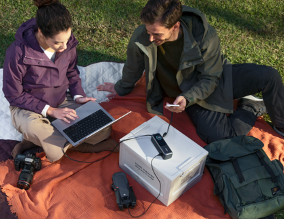 Anker Zolo Power Bank A1695H11’s triple 100W USB-C ports for high-speed multi-device charging.