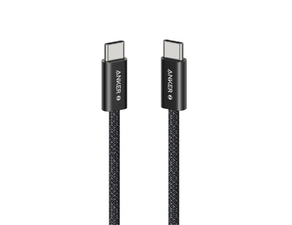 Anker Zolo USB-C to USB-C 240W braided fast charging cable black in Qatar