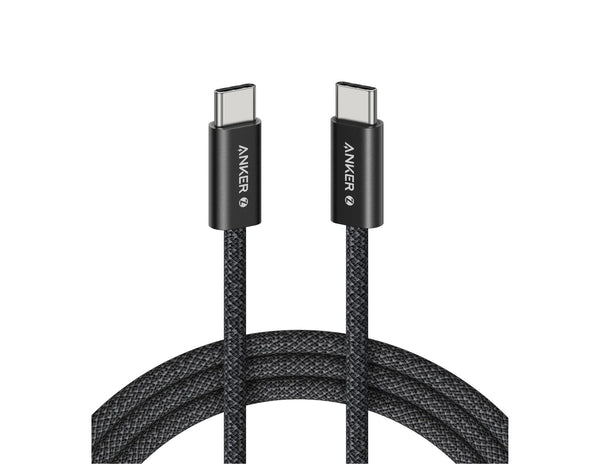 Anker Zolo USB-C to USB-C 240W braided fast charging cable black in Qatar