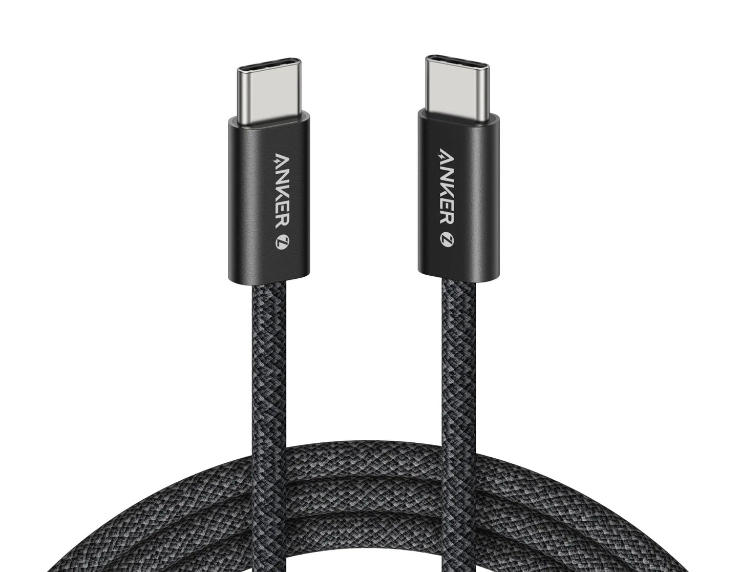 Anker Zolo USB-C to USB-C 240W 6ft braided fast charging cable A8060 black Qatar