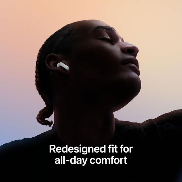 Apple AirPods 4 wireless earbuds with H2 chip and Personalised Spatial Audio Qatar