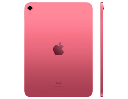 Back view of Apple iPad 10.9" (10th Gen) in Pink, highlighting its sleek design and rear camera.