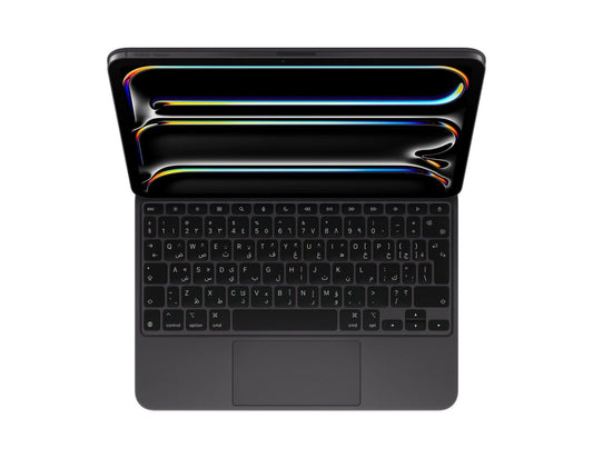 Apple Magic Keyboard iPad Pro 11-inch M4 Arabic Black with trackpad, Thabthaba Store Qatar
