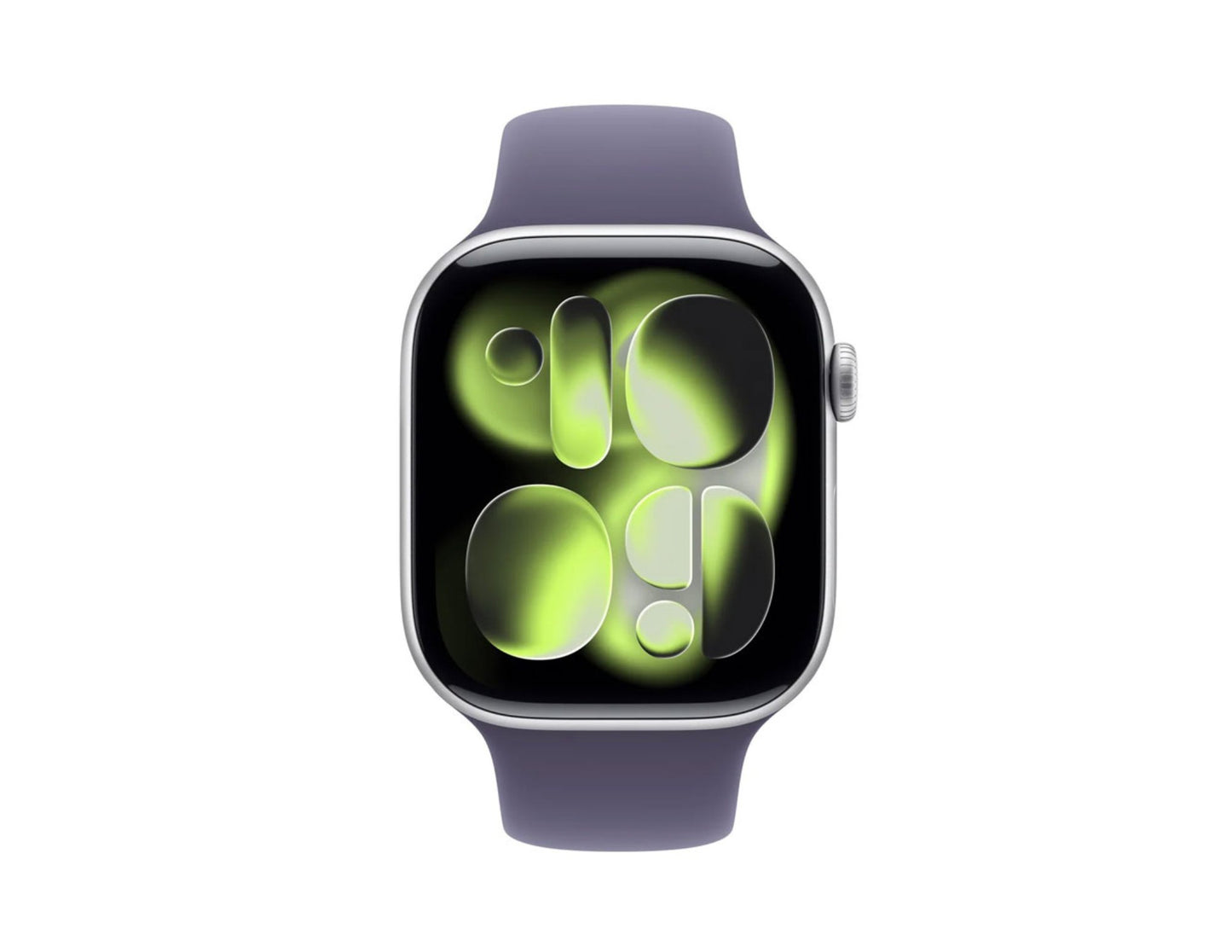Apple Watch Series 11 GPS 46mm Silver Aluminium Purple Fog Sport Band M/L, Thabthaba Store Qatar