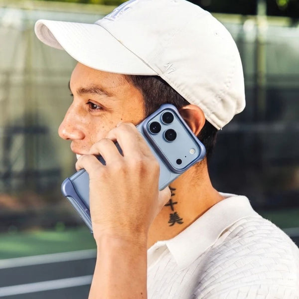 Arc Pulse aerospace-grade aluminum protective case with dual-layer shock protection for iPhone 18 Pro Glacier Qatar