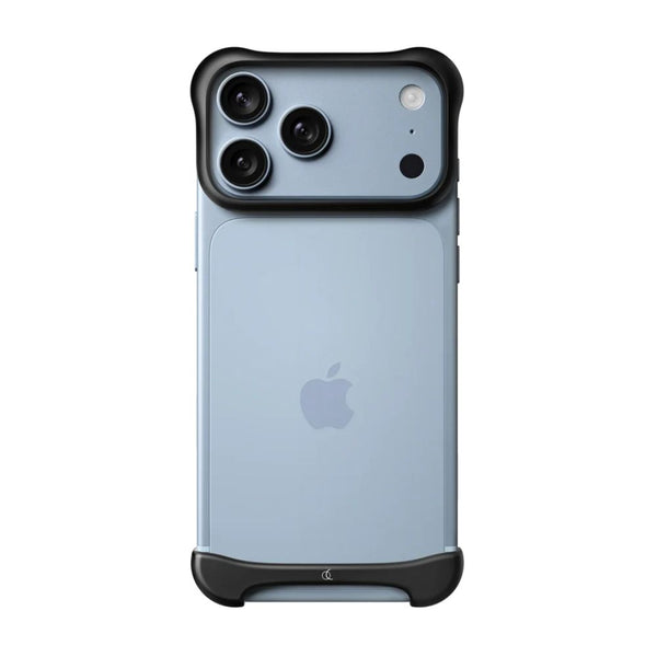 Arc Pulse aerospace-grade aluminum protective case with dual-layer shock protection for iPhone 18 Pro Matte Black Qatar
