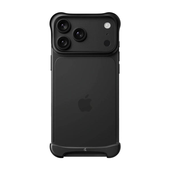 Arc Pulse aerospace-grade aluminum protective case with dual-layer shock protection for iPhone 18 Pro Matte Black Qatar