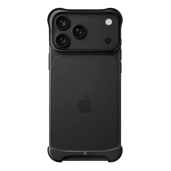 Arc Pulse aerospace-grade aluminum protective case with dual-layer shock protection for iPhone 18 Pro Max Matte Black Qatar