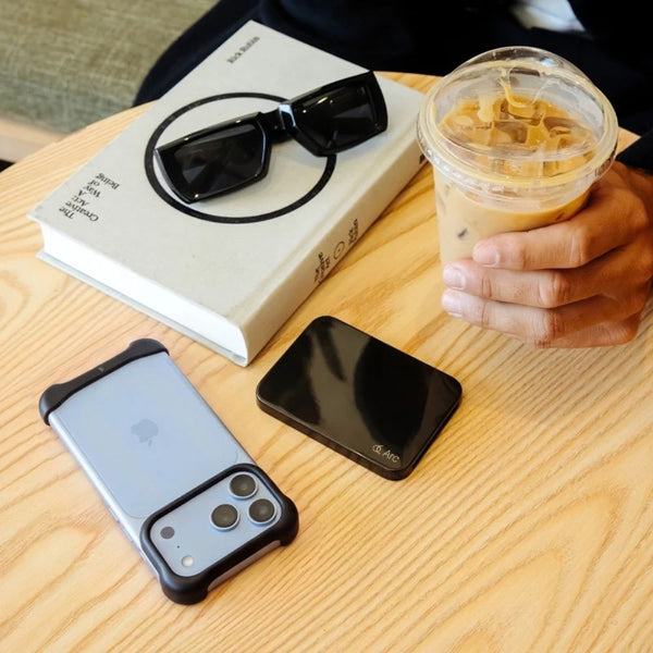 Arc Pulse aerospace-grade aluminum protective case with dual-layer shock protection for iPhone 18 Pro Max Matte Black Qatar