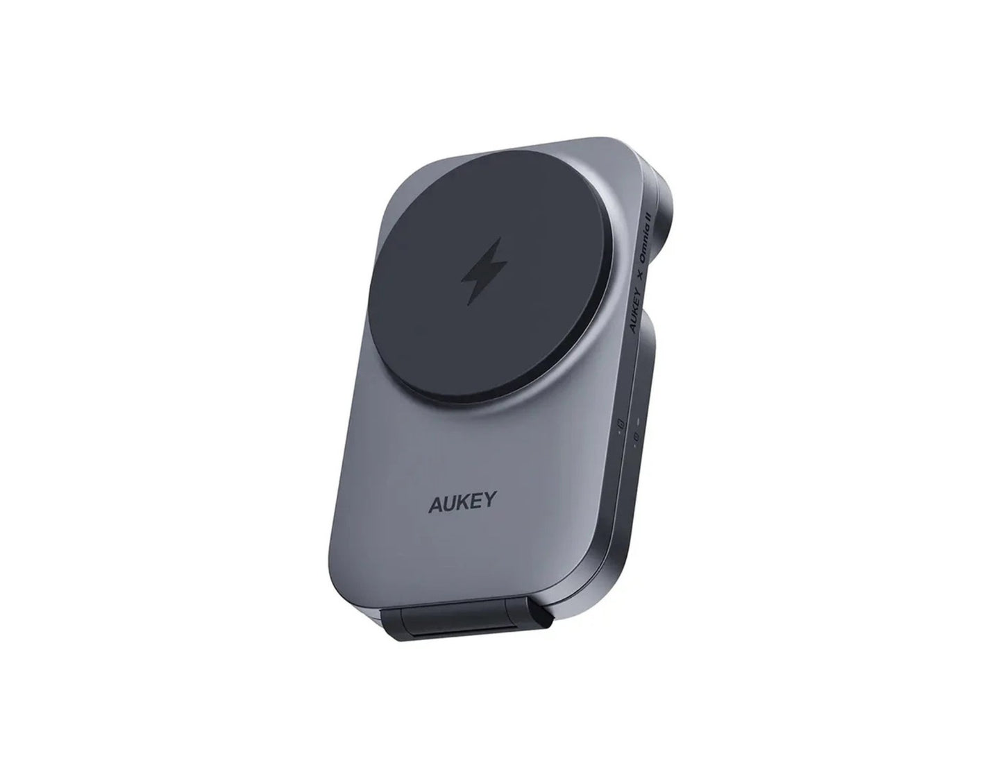 Aukey MagFusion Z Qi2 LC‑MC312 3‑in‑1 foldable wireless charger for iPhone Watch AirPods