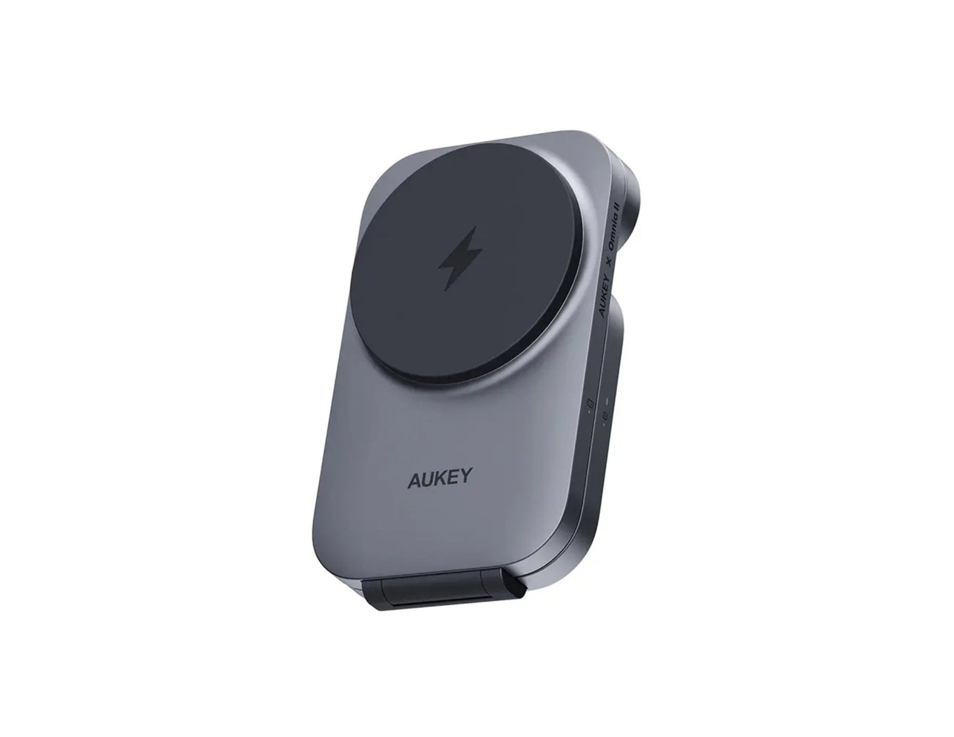 Aukey MagFusion Z Qi2 LC‑MC312 3‑in‑1 foldable wireless charger for iPhone Watch AirPods
