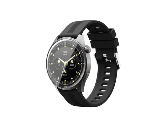 Aukey SmartWatch 2 Pro SW-2P with 1.45-inch display and silicone strap at Thabthaba Store Qatar.