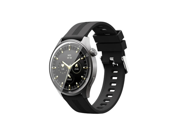 Aukey SmartWatch 2 Pro SW-2P with 1.45-inch display and silicone strap at Thabthaba Store Qatar.