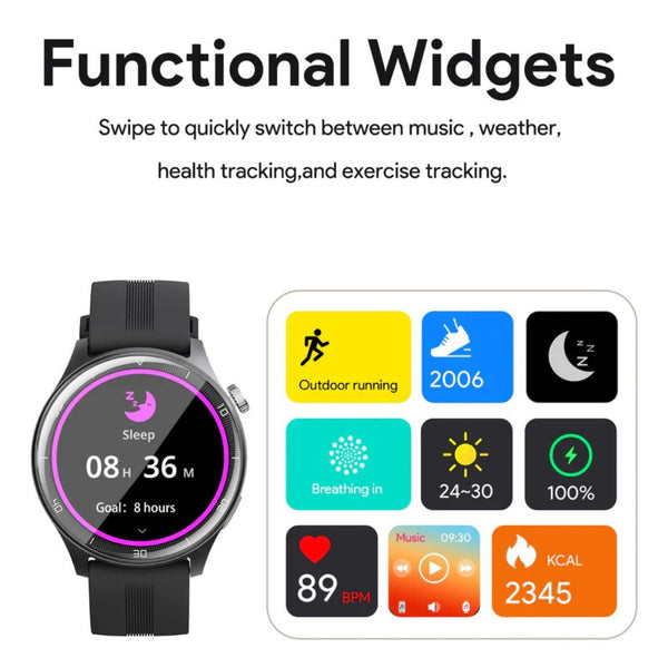 Aukey SmartWatch 2 Pro SW-2P with Bluetooth calling, 1.45-inch display and IP67 protection Qatar