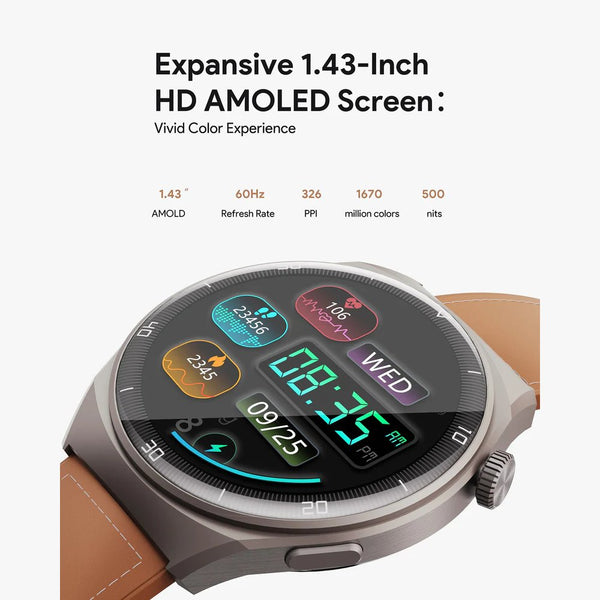Aukey SmartWatch 2 Ultra SW-2U with AMOLED display Bluetooth calling and IP68 protection Qatar