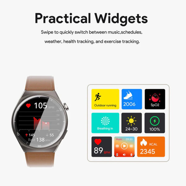 Aukey SmartWatch 2 Ultra SW-2U with AMOLED display Bluetooth calling and IP68 protection Qatar