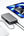 Aukey Spark Sling 20000mAh PB-Y48 gray power bank with built-in USB-C cable and smart display at Thabthaba Store Qatar.