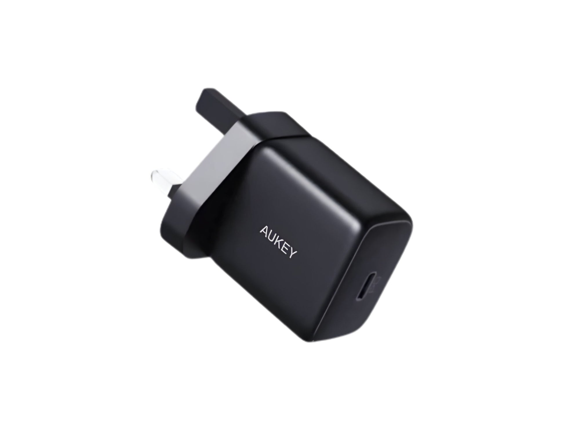 Aukey Swift PA-R1P 30W USB-C PD wall charger black at Thabthaba Store Qatar.
