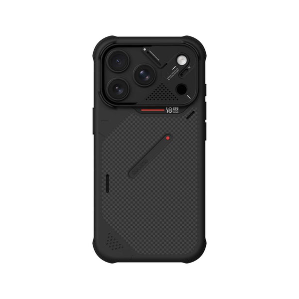 Aulumu A18 Black 1500D aramid fiber MagSafe case with CoolHyper cooling for iPhone 18 Pro Qatar