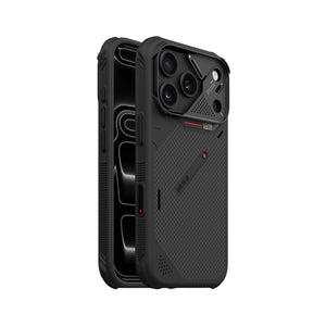 Aulumu A18 Black 1500D aramid fiber MagSafe case with CoolHyper cooling for iPhone 18 Pro Qatar