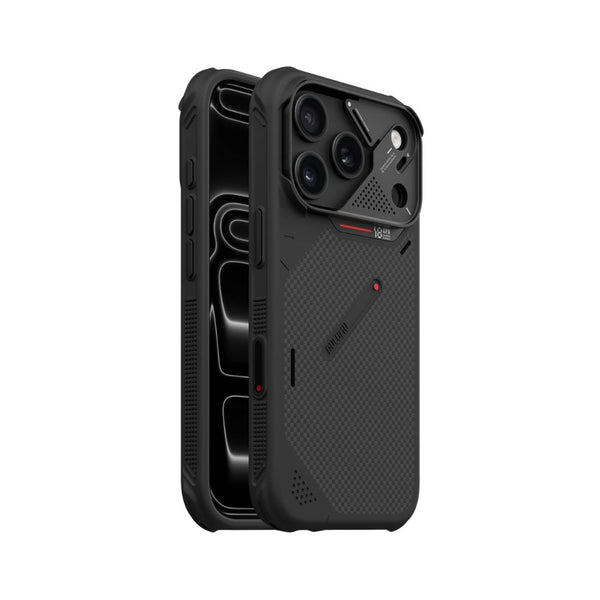Aulumu A18 Black 1500D aramid fiber MagSafe case with CoolHyper cooling for iPhone 18 Pro Qatar