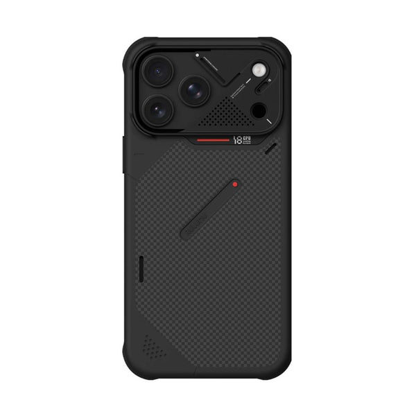 Aulumu A18 Black 1500D aramid fiber MagSafe case with CoolHyper cooling for iPhone 18 Pro Max Qatar