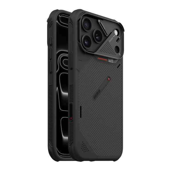 Aulumu A18 Black 1500D aramid fiber MagSafe case with CoolHyper cooling for iPhone 18 Pro Max Qatar