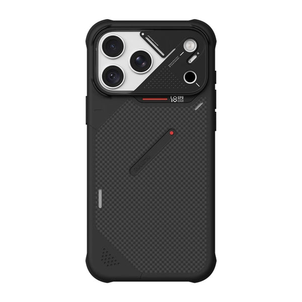 Aulumu A18 Black 1500D aramid fiber MagSafe case with CoolHyper cooling for iPhone 18 Pro Max Qatar