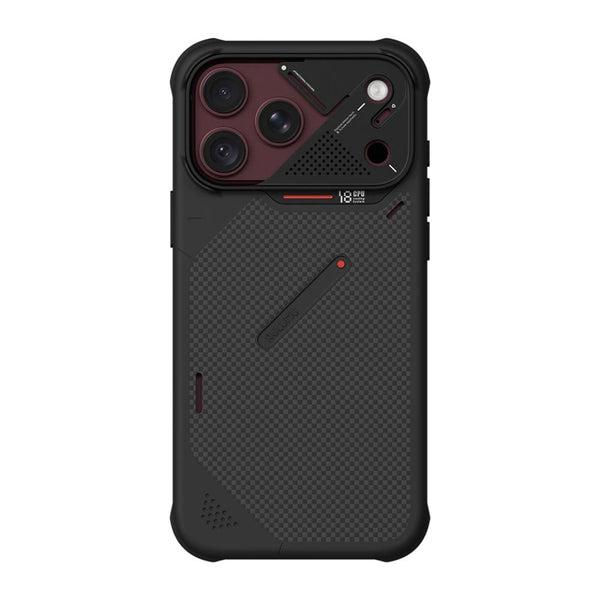 Aulumu A18 Black 1500D aramid fiber MagSafe case with CoolHyper cooling for iPhone 18 Pro Max Qatar