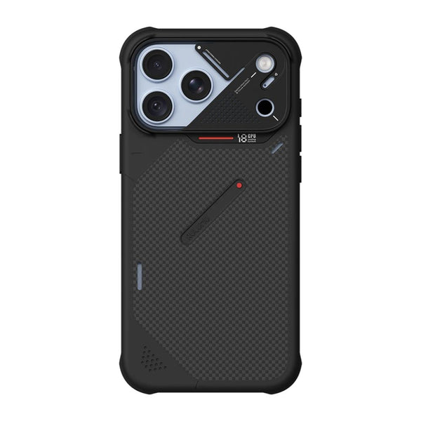 Aulumu A18 Black 1500D aramid fiber MagSafe case with CoolHyper cooling for iPhone 18 Pro Max Qatar