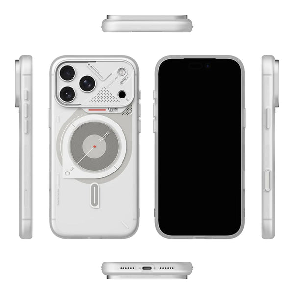 Aulumu A18 Hyper Frosted Translucent White TPU MagSafe case with CoolHyper cooling for iPhone 18 Pro Qatar
