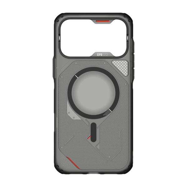Aulumu A18 rugged outdoor TPU case with MagSafe for iPhone 18 Pro Max in translucent gray Qatar