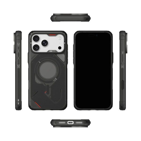 Aulumu A18 rugged outdoor TPU case with MagSafe for iPhone 18 Pro in translucent gray Qatar