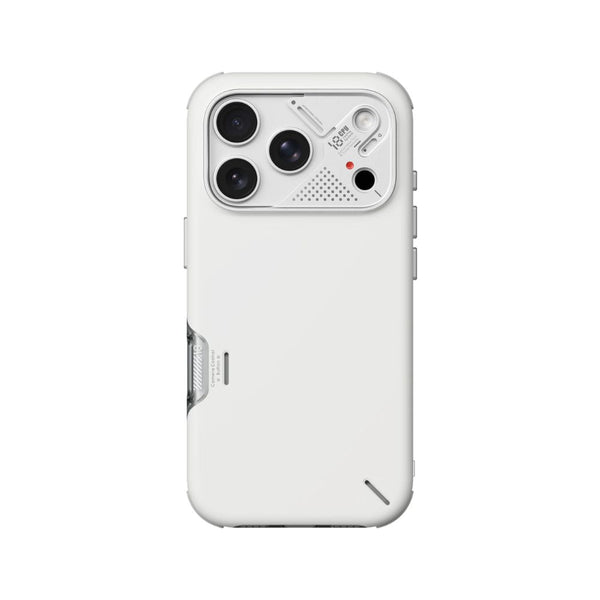 Aulumu A18 Slim Shockproof Case for iPhone 18 Pro Max in White with 3-layer armor, CoolHyper cooling and MagSafe compatibility Qatar