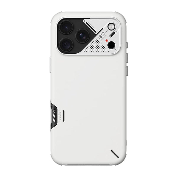 Aulumu A18 Slim Shockproof Case for iPhone 18 Pro Max in White with 3-layer armor, CoolHyper cooling and MagSafe compatibility Qatar