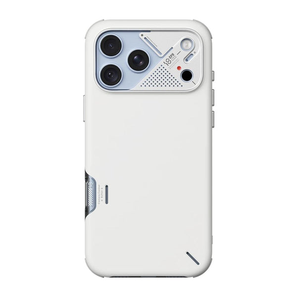 Aulumu A18 Slim Shockproof Case for iPhone 18 Pro Max in White with 3-layer armor, CoolHyper cooling and MagSafe compatibility Qatar