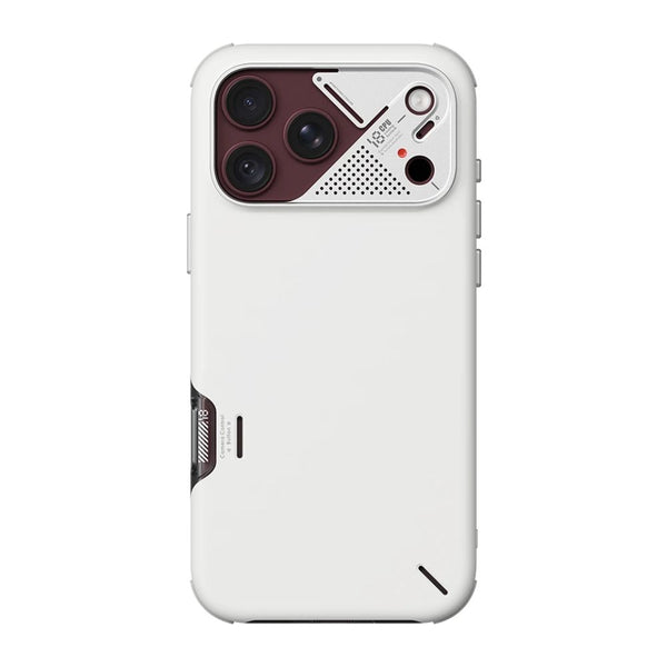 Aulumu A18 Slim Shockproof Case for iPhone 18 Pro Max in White with 3-layer armor, CoolHyper cooling and MagSafe compatibility Qatar