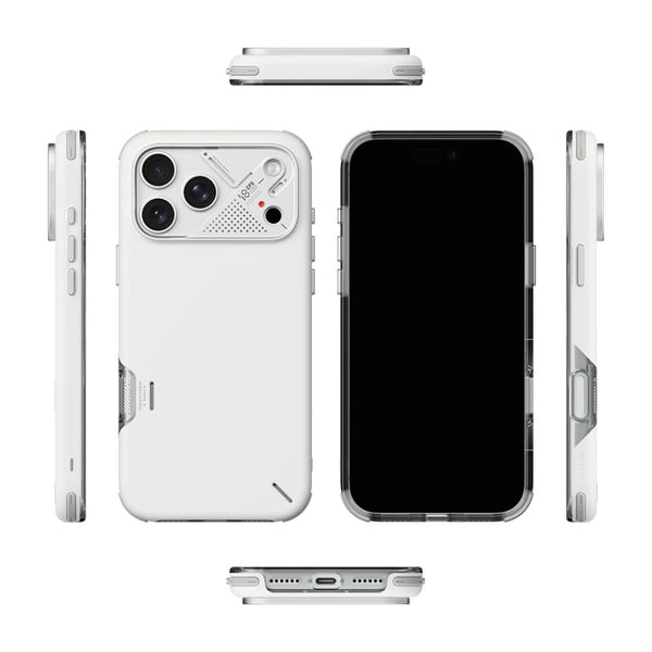 Aulumu A18 Slim Shockproof Case for iPhone 18 Pro Max in White with 3-layer armor, CoolHyper cooling and MagSafe compatibility Qatar