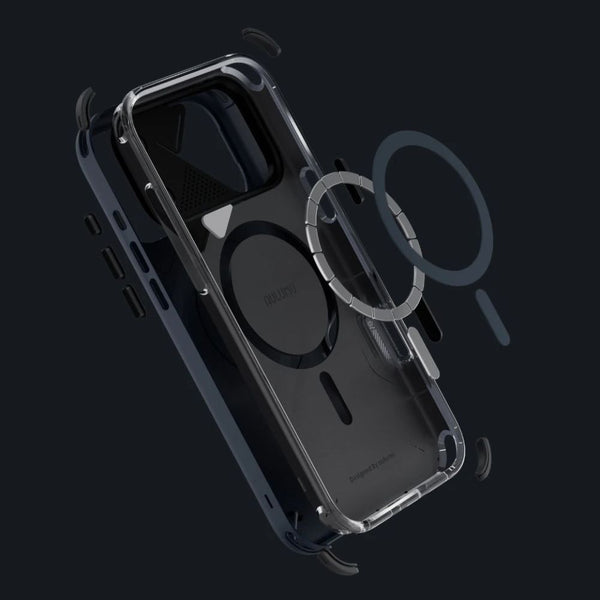 Aulumu A18 Slim Shockproof Case for iPhone 18 Pro Midnight Blue with 3-layer armor protection and MagSafe Qatar