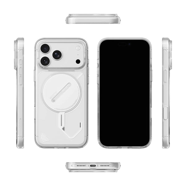 Aulumu A18 Transparent Luminous Case for iPhone 18 Pro Max MagSafe Clear PC Qatar