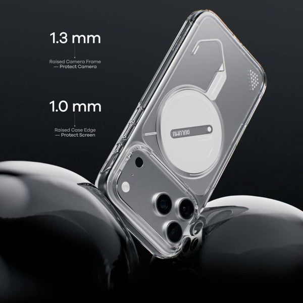 Aulumu A18 Transparent Luminous Case for iPhone 18 Pro Max MagSafe Clear PC Qatar