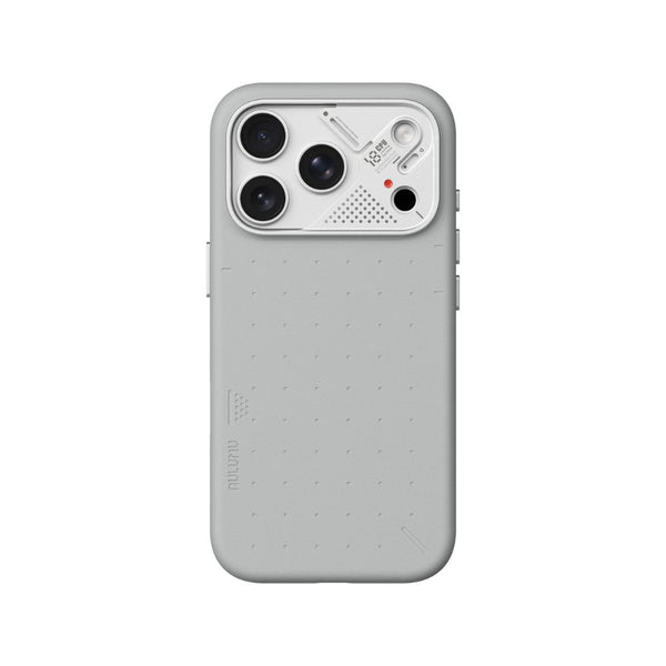 Aulumu A18 Vegan Leather Case for iPhone 18 Pro in Cosmic Gray with CoolHyper cooling and MagSafe compatibility Qatar
