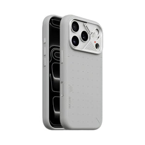 Aulumu A18 Vegan Leather Case for iPhone 18 Pro in Cosmic Gray with CoolHyper cooling and MagSafe compatibility Qatar