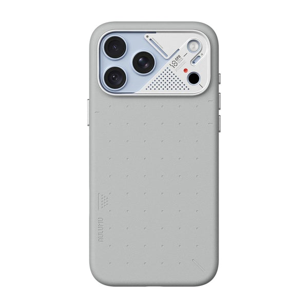 Aulumu A18 Vegan Leather Case for iPhone 18 Pro in Cosmic Gray with CoolHyper cooling and MagSafe compatibility Qatar