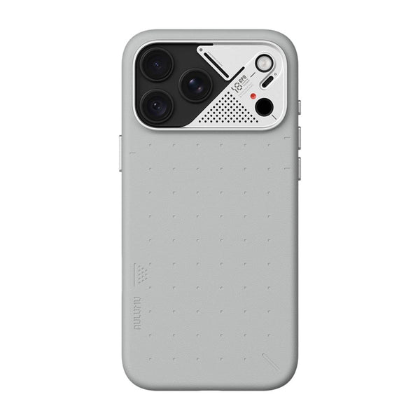 Aulumu A18 Vegan Leather Case for iPhone 18 Pro in Cosmic Gray with CoolHyper cooling and MagSafe compatibility Qatar