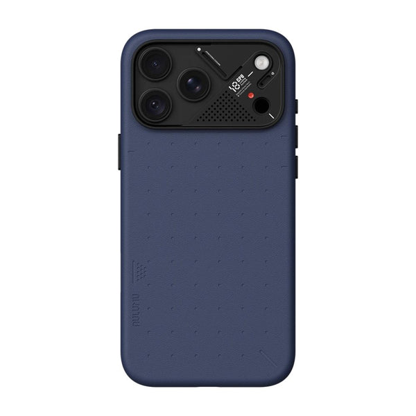 Aulumu A18 Vegan Leather Case iPhone 18 Pro Max Abyss Blue MagSafe Qatar