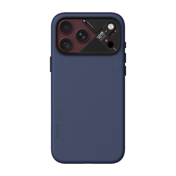 Aulumu A18 Vegan Leather Case iPhone 18 Pro Max Abyss Blue MagSafe Qatar